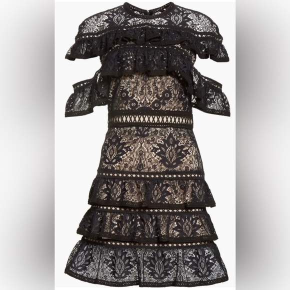 Alice + Olivia Jolie Lace dress US 4 - Picture 6 of 10